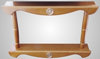 Полка для икон двухъярусная прямая фасад 60 см