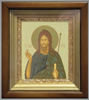 Икона в киоте 11х13 сложный, темпера, рамка золочёная,Иоанн Предтеча