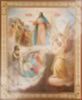 Икона Воскресение Христово 49 1000 на деревянном планшете 11х13 двойное тиснение божья