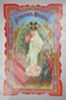 Ікона Воскресіння Христове 14 в жорсткій ламінації 8х11 з обігом, тиснення, висічка