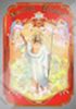 Ікона Воскресіння Христове 18 в жорсткій ламінації 8х11 з обігом, тиснення, висічка
