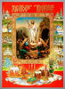 Βιβλιοθήκη καρτών διπλής ευρείας μορφής 4 + 0 ανάγλυφο, η Ανάσταση του Χριστού για τον Αρχιμανδρίτη