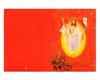 Postcard Church double large format 4+0 embossing,the Resurrection of Christ to the Church