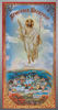 Καρτ ποστάλ εκκλησία διπλής μεσαίας μορφής 4 + 0 ανάγλυφο, η Ανάσταση του Χριστού του Θεού