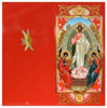 Καρτ ποστάλ εκκλησία διπλής μεσαίας μορφής 4 + 0 ανάγλυφο, η Ανάσταση του Χριστού ο Πατριάρχης