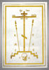 Наклейка на освячення церкви. тисн. на бумаж. основі