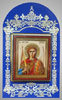 Produse festive Set biserică nr. 1 cu icoană 6x9 dublu relief, pachet blister, Arhanghelul Mihail