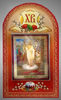 Праздничная продукция Набор церковный с иконой 6х9 двойное тиснение, блистерная упаковка,Воскресение Христово святительская
