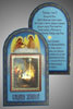 Εορταστικά προϊόντα Εκκλησιαστικό σύνολο με εικονίδιο διπλής ανάγλυφης ετικέτας 6x9, πακέτα κυψελών, Χριστούγεννα για ιερέα