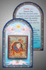 Holiday products Set the Church with the icon of 6x9 double embossing, blister packing,Christmas monastic
