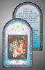 Εορταστικά προϊόντα Εκκλησιαστικό σύνολο με εικονίδιο διπλής ανάγλυφης ετικέτας 6x9, πακέτα κυψελών, Χριστούγεννα για ιερέα