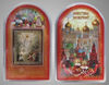 Produse festive Set bisericesc cu icoana 6x9 nr. 2 dublu relief, blister arcuit, Invierea lui Hristos Ortodox