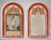 Εορταστικά προϊόντα Εκκλησιαστικό σετ με εικόνα 6x9 Νο 2 διπλό ανάγλυφο, τοξωτή φούσκα, Εκκλησία Ανάσταση του Χριστού