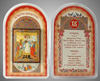 Festive products Church set with an icon 6x9 No. 2 double embossing, arched blister, Resurrection of Christ Russian Orthodox
