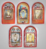 Festive products Church set with icon 6x9 No. 2 double embossing, arched blister