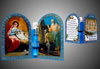 Святкова продукція Складення подвійний церковний із освяченим маслом,Різдво Христове єрусалимська