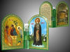 Holiday products Skladen double Church with consecrated oil,Sergius of Radonezh, the Trinity Rubles.