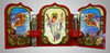 Holiday products the Triptych triple Church with consecrated oil and the earth,the Resurrection of Christ for worship