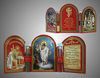 Holiday products the Triptych triple Church with consecrated oil and the earth,the Resurrection of Christ bogosluzheniyah
