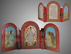 Holiday products the Triptych triple Church with consecrated oil and the earth,the Resurrection of Christ Orthodox