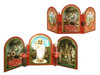Holiday products the Triptych triple Church with consecrated oil and the earth,the Resurrection of Christ for worship, the Russian Orthodox