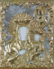 Ікона мальовнича у ризі 24х30 масло, об'ємна риза №142, золочення, Ченстаховская Божа Матір