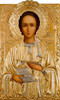 Ікона мальовнича у ризі 70х110 масло, об'ємна риза №149, золочення, Пантелеймон
