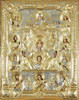 Ікона мальовнича у ризі 75х105 масло, об'ємна риза №175, золочення, Державна Богородиця