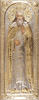 Икона живописная в ризе 70х170 масло, объемная риза №185, золочение, Мефодий