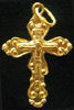 Cross pectoral copper No. 20 gilded 30 pcs.