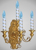 Lamp 4 candles # 2 gilding