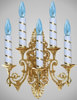 Lamp 5 candles cast gilding