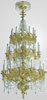 Chandelier 3 tier 36 light gold plating with crystal