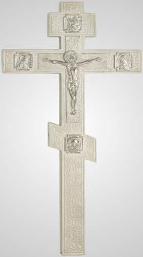 Крест напрестольный № 10-2 малый никель
