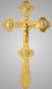 Altar cross # 1 and # 2 complex # 2 with cast overlays gilding