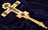 Altar cross No. 8-1 gilding patination