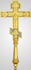 Altar cross No. 8-3 electroplating, enamel, gilding