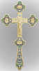 Altar cross, No. 1-3 complex No. 2A g/plastic plates gilding