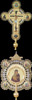 Crucea-icoana nr 4 запрестольная выпиловка gravura pictura aurit