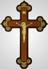 Крест фигурный с распятием малый