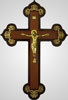 Крест фигурный с распятием средний