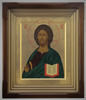 Εικόνα σε εικονοθήκη 22x26 σύνθετη, τέμπερα, potal, Ιησούς Χριστός Σωτήρας