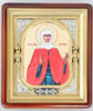 Икона Анна Пророчица в киоте 18х24 фигурный, фото, риза-рамка частично золочёная