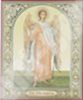 Ікона Ангел-Хранитель зростовий №3 в дерев'яній рамці 11х13 Набір з Днем Ангела, подвійне тиснення