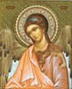 Ікона Ангел-Хранитель в дерев'яній рамці №1 13х15 тиснення з вінчиком