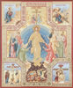 Ікона в дерев'яній рамці №1 30х40 подвійне тиснення, упаковка,Воскресіння Христове