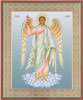 Ікона Ангел-Хранитель ростової у дерев'яній рамці №1 18х24 подвійне тиснення