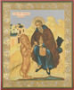 Икона в деревянной рамке №1 11х13 двойное тиснение,Герасим Иорданский