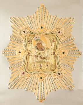 Икона на деревянном планшете 21х32 ДСП конгрев, упаковка,Почаевской Божьей матери, икона Богородицы под старину церковная