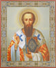 Ікона на оргалите №1 11х13 подвійне тиснення,Василій Великий